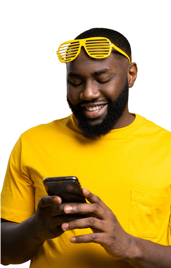 A TradeWithCEO partner checking their phone