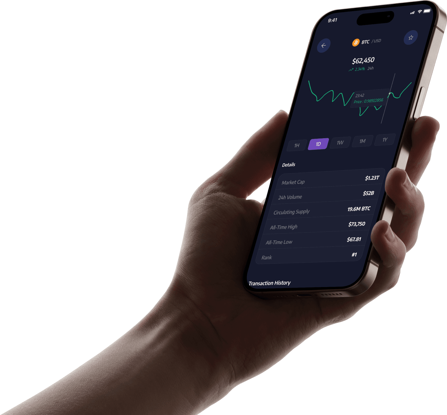TradeWithCEO app on a phone